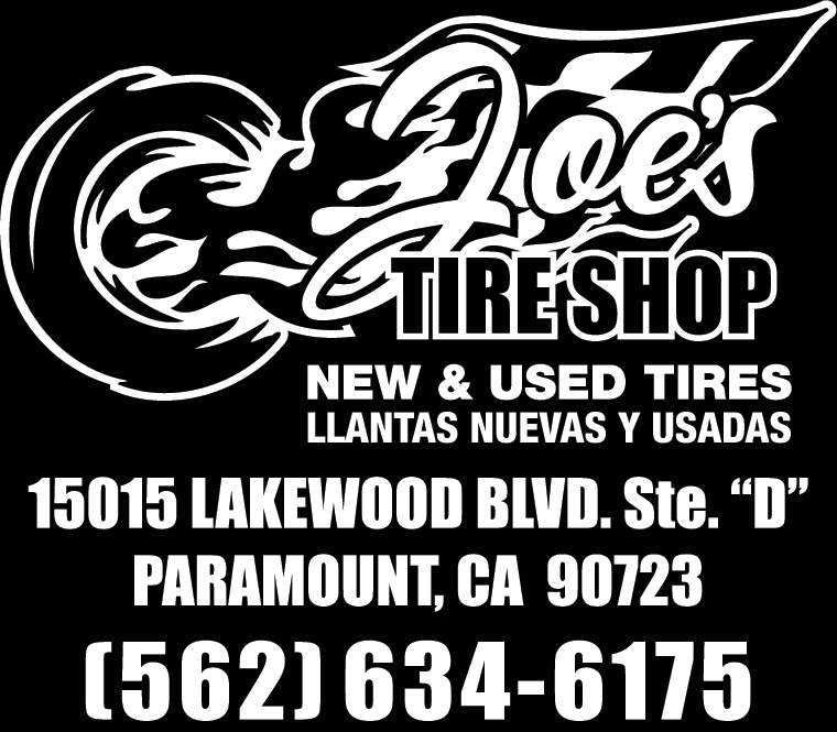 Joe's Tires is on Lakewood and Somerset in Paramount